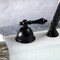 Kingston Brass KSK3350ALTR Deck Mount Hand Shower with Diverter for Roman Tub Faucet, Matte Black KSK3350ALTR - alternate 2